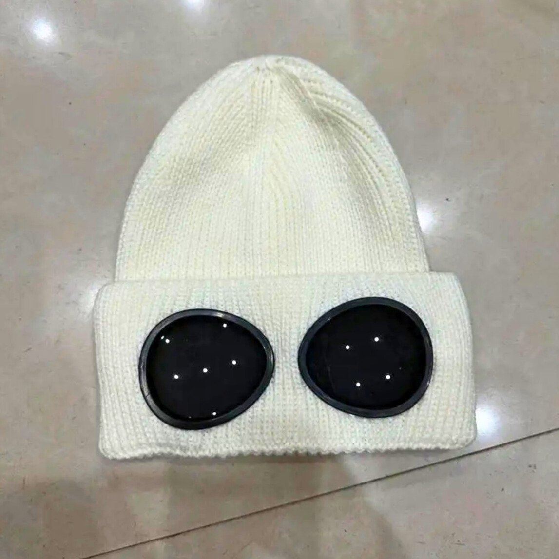 Beanie Glasses White